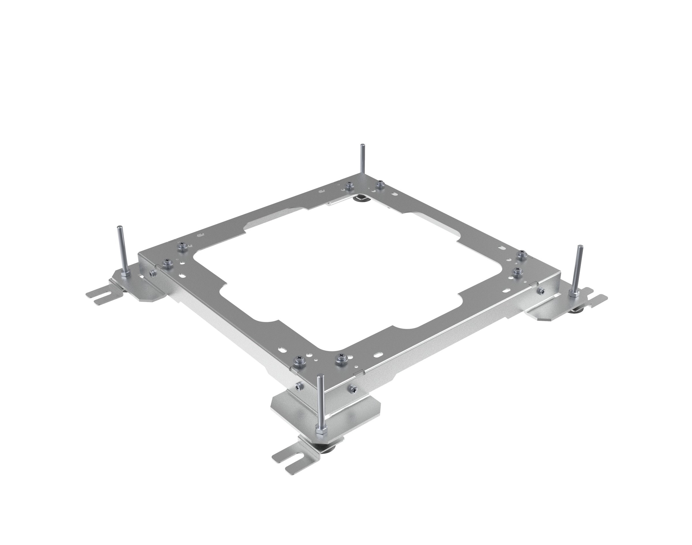 HPL stelframe - stelhoogte 45-95mm - voor vloerdoos instort 32/50/80mm